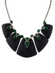 Alexis Bittar Lucite Deco Bib Collar Necklace