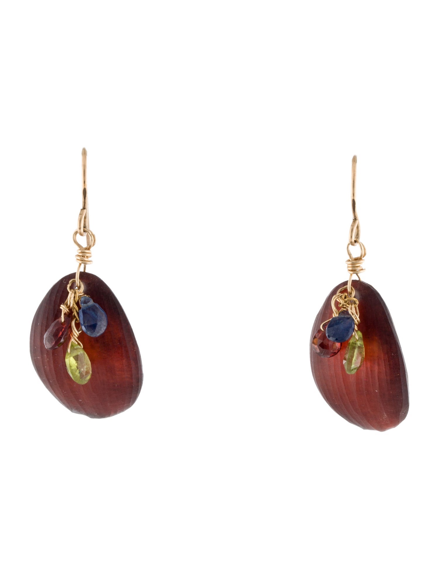 Alexis Bittar Multistone & Lucite Drop Earrings