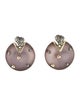 Alexis Bittar Crystal Encrusted Heart & Lucite Drop Earrings