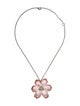 Alexis Bittar Faux Pearl, Crystal & Lucite Flower Pendant Necklace