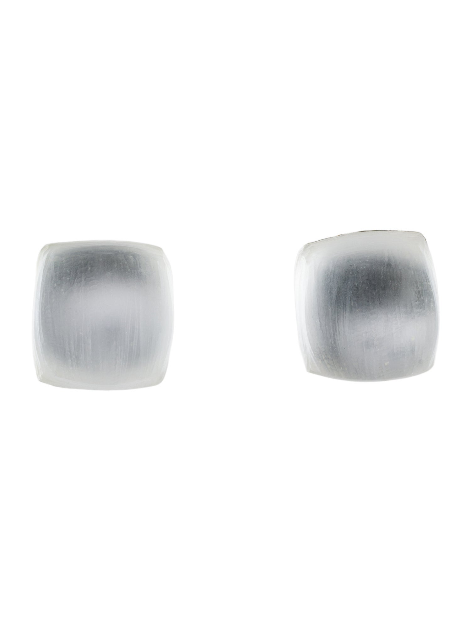Alexis Bittar Lucite Square Clip-On Earrings