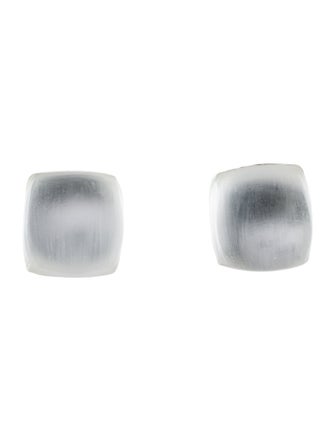 Alexis Bittar Lucite Square Clip-On Earrings