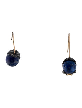 Alexis Bittar Crystal Elements Skull Drop Earrings