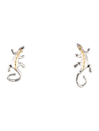 Alexis Bittar Lizard Stud Earrings