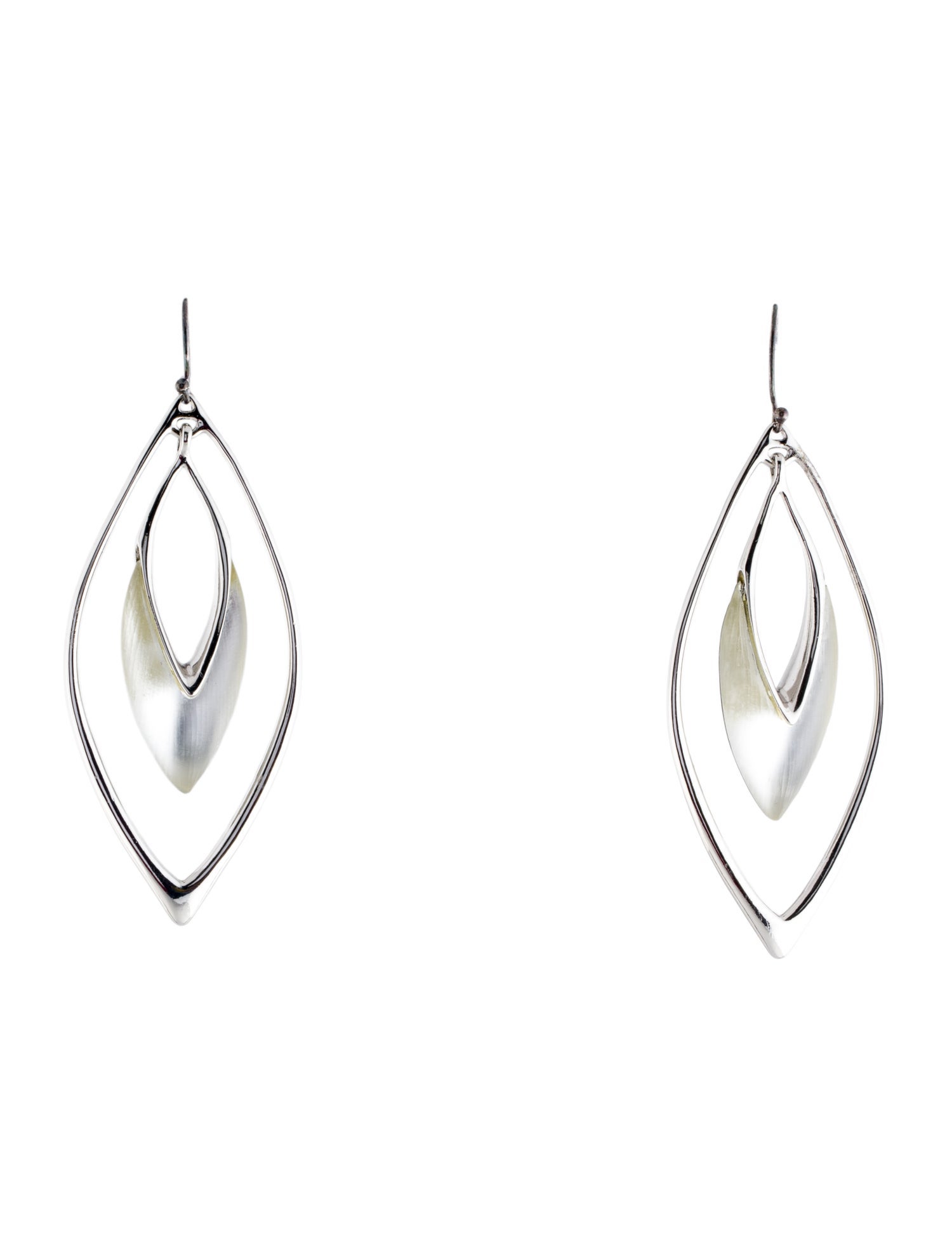 Alexis Bittar Lucite Orbiting Marquise Drop Earrings