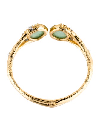 Alexis Bittar Gilded Muse Open Cuff Bracelet