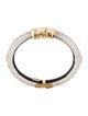 Alexis Bittar Lucite Textured Hinged Bangle