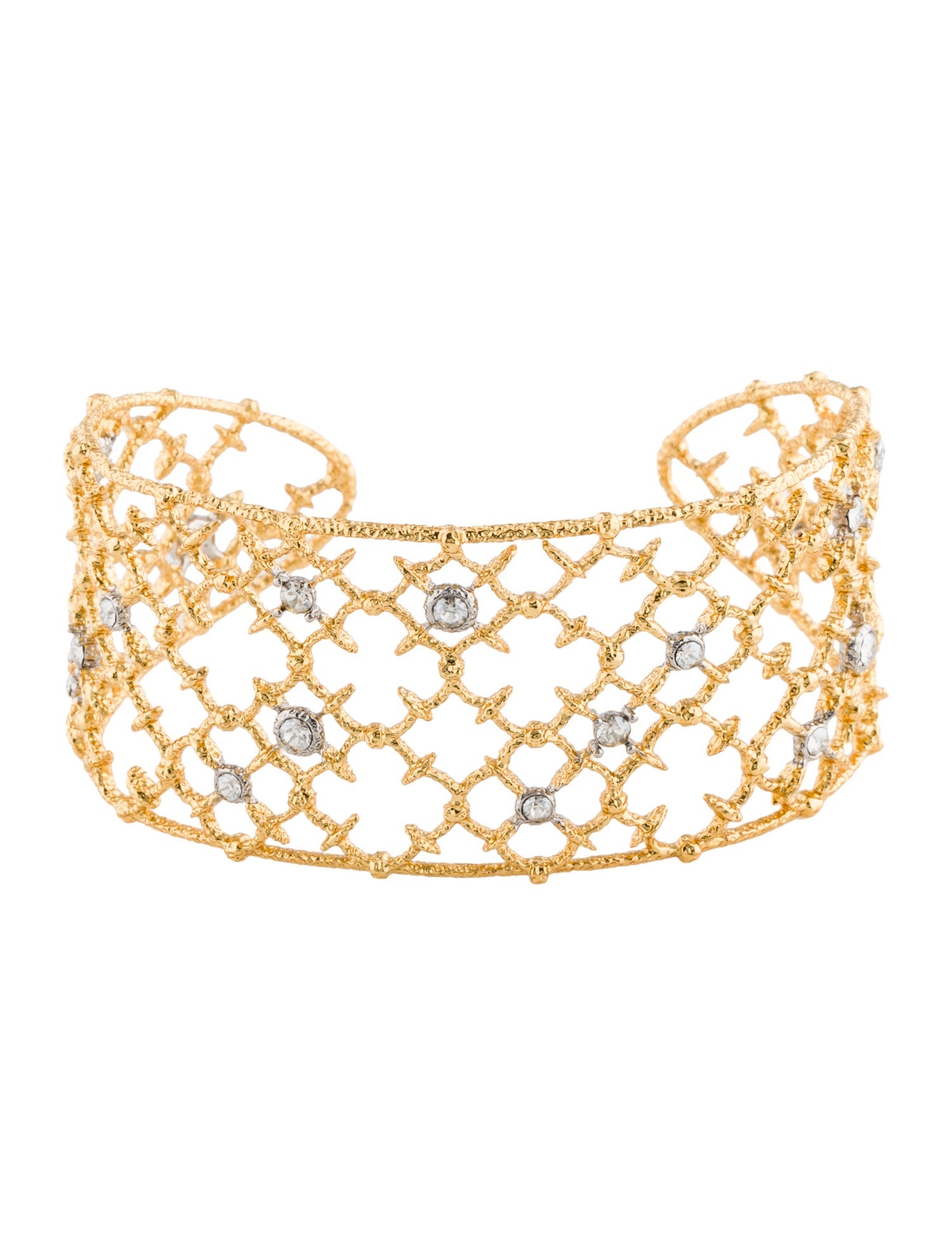 Alexis Bittar Crystal Muse D'ore Cuff