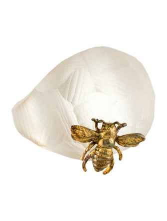 Alexis Bittar Lucite & Bee Cocktail Ring
