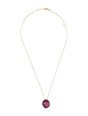 Alexis Bittar Lucite & Crystal Pendant Necklace