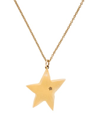 Alexis Bittar Lucite Star Pendant Necklace