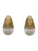 Alexis Bittar Lucite & Crystal Dusted Clip-On Earrings