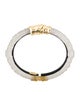 Alexis Bittar Lucite Textured Hinged Bangle