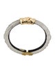 Alexis Bittar Lucite Textured Hinged Bangle