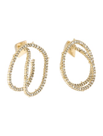 Alexis Bittar Crystal Encrusted Orbiting Post Earrings