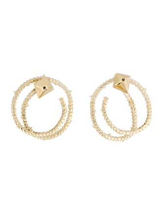 Alexis Bittar Crystal Encrusted Orbiting Post Earrings