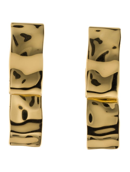 Alexis Bittar Twisted Folded Ribbon Drop Earrings
