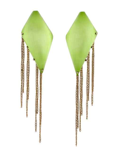 Alexis Bittar Lucite Chain Drop Earrings