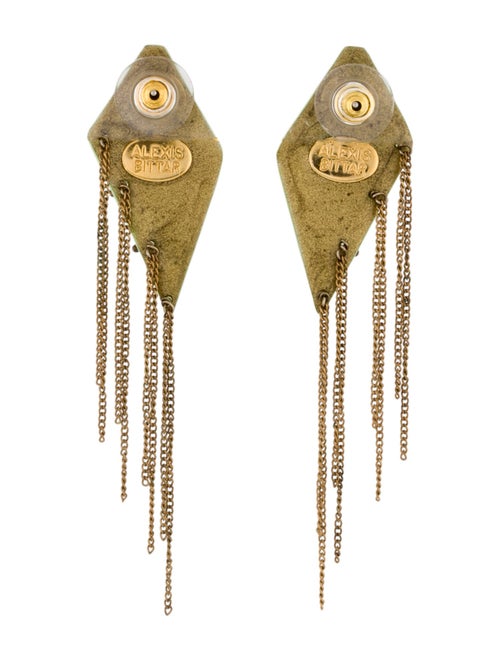 Alexis Bittar Lucite Chain Drop Earrings