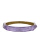 Alexis Bittar Lucite Tapered Textured Bangle Bracelet