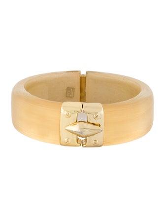 Alexis Bittar Lucite Hinged Bangle Bracelet