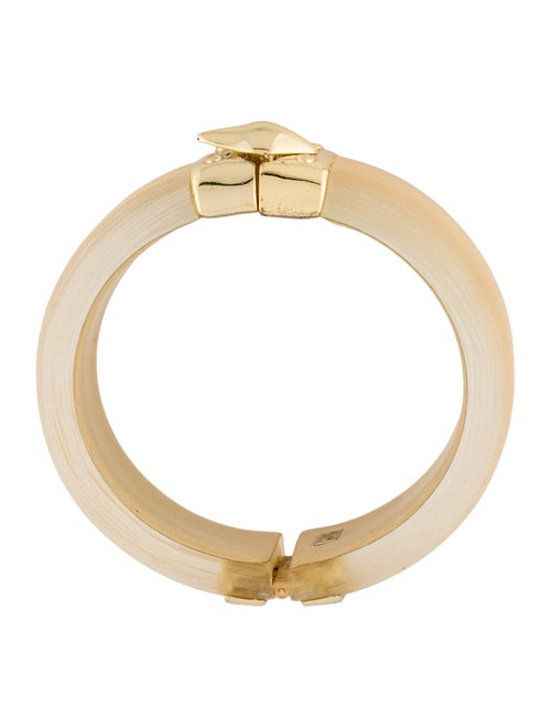 Alexis Bittar Lucite Hinged Bangle Bracelet
