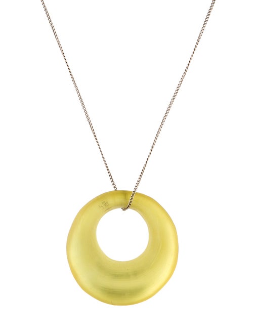 Alexis Bittar Lucite Pendant Necklace