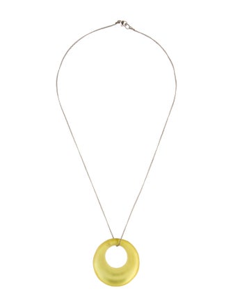 Alexis Bittar Lucite Pendant Necklace