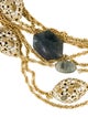 Alexis Bittar Crystal Encrusted Pendant Necklace