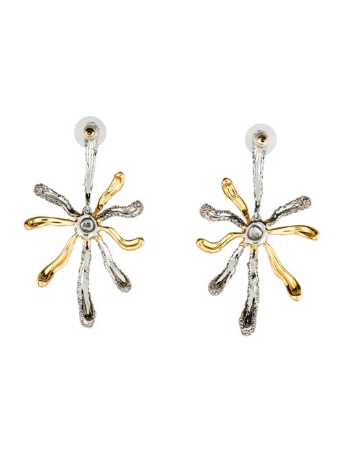 Alexis Bittar Crystal Solanales Sunburst Earrings