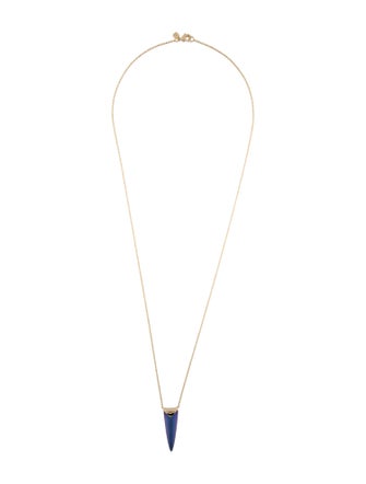 Alexis Bittar Lucite Liquid Spear Pendant Necklace