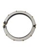 Alexis Bittar Lucite & Crystal Studded Hinged Bangle