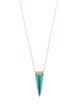 Alexis Bittar Lucite Liquid Spear Pendant Necklace