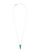 Alexis Bittar Lucite Liquid Spear Pendant Necklace