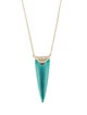 Alexis Bittar Lucite Liquid Spear Pendant Necklace