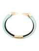 Alexis Bittar Mirrored Pyramid Lucite Brake Hinge Bracelet