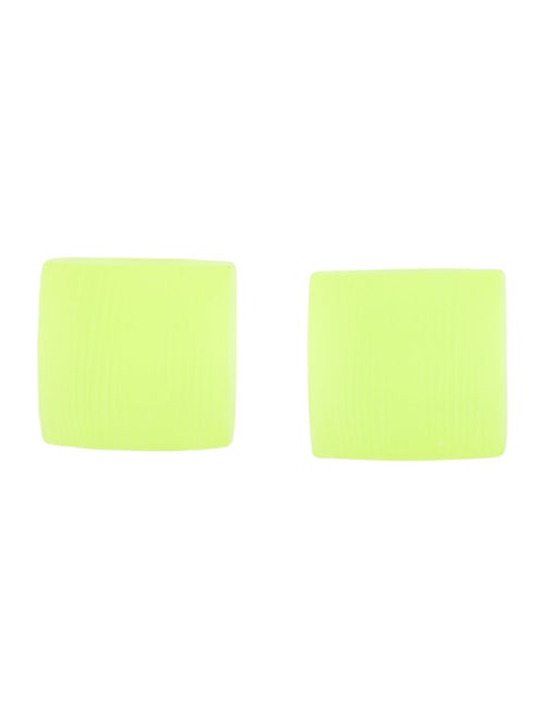 Alexis Bittar Lucite Square Clip-On Earrings