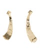 Alexis Bittar Crystal Curved Drop Earrings