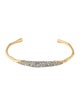 Alexis Bittar Crystal Encrusted Solanles Cuff Bracelet