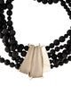 Alexis Bittar Lucite & Lava Bead Tressard Multi Strand Necklace