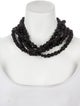 Alexis Bittar Lucite & Lava Bead Tressard Multi Strand Necklace