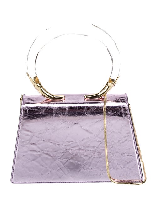 Alexis Bittar Leather Top Handle Bag