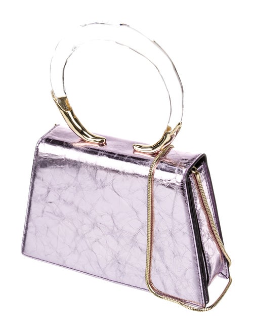 Alexis Bittar Leather Top Handle Bag
