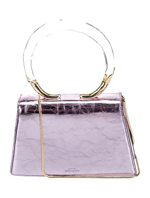 Alexis Bittar Leather Top Handle Bag
