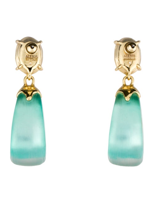 Alexis Bittar Lucite & Crystal Drop Earrings