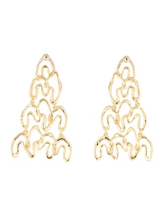 Alexis Bittar Crystal Chandelier Earrings