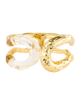 Alexis Bittar Lucite Hinged Cuff