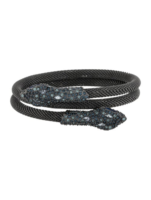 Alexis Bittar Crystal Serpent Wrap Bracelet