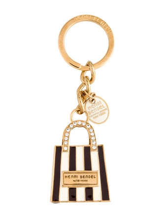 Alexis Bittar Gold Crystal Keychain
