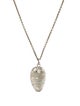 Alexis Bittar Crystal & Lucite Quilted Pendant Necklace